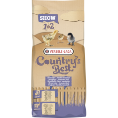 Country's Best SHOW 1 Crumble 20kg - Miettes de démarrage les 6 premières semaines à 17,00 € - Versele-Laga - 451027 - Countr...