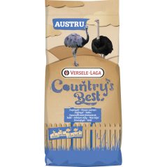 Country's Best AUSTRU 1 & 2 Pellet 20kg - Granulé (3mm) de croissance pour ratites les 6 premiers mois à 17,05 € - Versele-La...