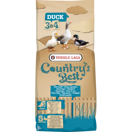 Country's Best DUCK 3 Pellet - Parasite control 20kg - Granulé (2mm) d'entretien aux extraits de plantes dès 13ème sem. à 17,...