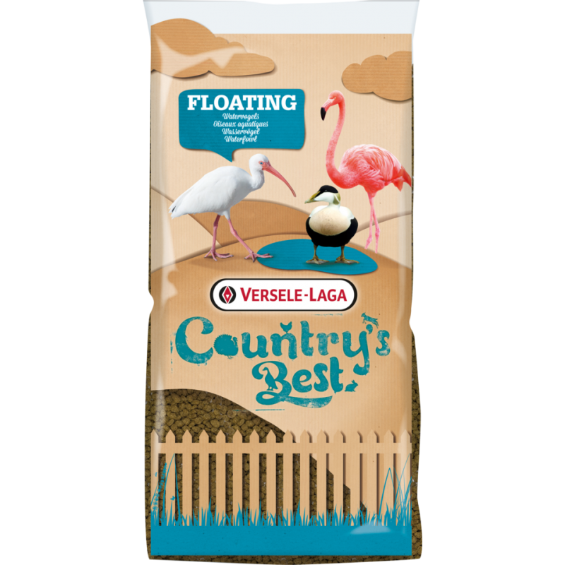 Country's Best FLOATING ALLROUND 15kg - Granulé flottant pour tous les oiseaux aquatiques dès 4ème sem.