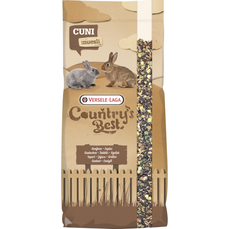 Country's Best CUNI FIT Muesli 20kg - Mélange très varié de granulés, de flocons et de graines