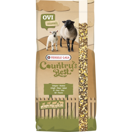 Country's Best OVIMASH 3 Muesli 20kg - Mélange de granulés, flocons de maïs et d'orge, dès 6ème semaine à 14,40 € - Versele-L...