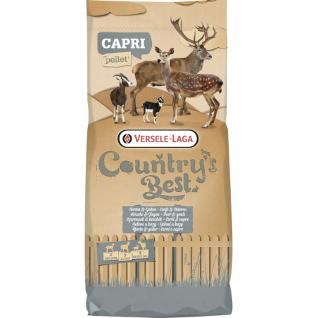 Country's Best CAPRINA 3 & 4 Pellet 20kg - Granulé d'entretien et d'élevage pour chèvres et cerfs à 13,80 € - Versele-Laga - ...