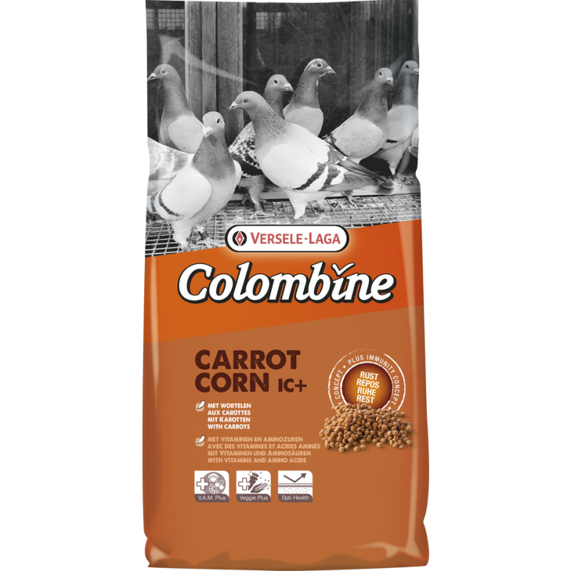 Colombine Carrot Corn I.C.⁺ 10kg - Granulé extrudé aux carottes