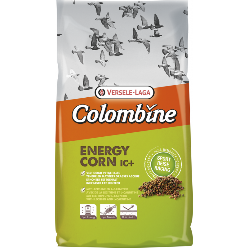 Colombine Energy-Corn I.C.⁺ 15kg - Granulé énergétique extrudé pour la période de sport