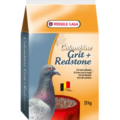 Colombine Grit + Redstone 20kg - Grit et Pierre Rouge avec de l'anis à 8,55 € - Versele-Laga - 412331 - Colombine