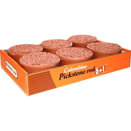 Colombine Pickstone red tray 5+1 3,6kg - Brique à picorer rouge à 10,35 € - Versele-Laga - 412401 - Colombine