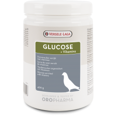 Oropharma Glucose + Vitamins 400gr - Dextrose enrichi de vitamines - pigeons à 7,30 € - Versele-Laga - 460093 - Oropharma