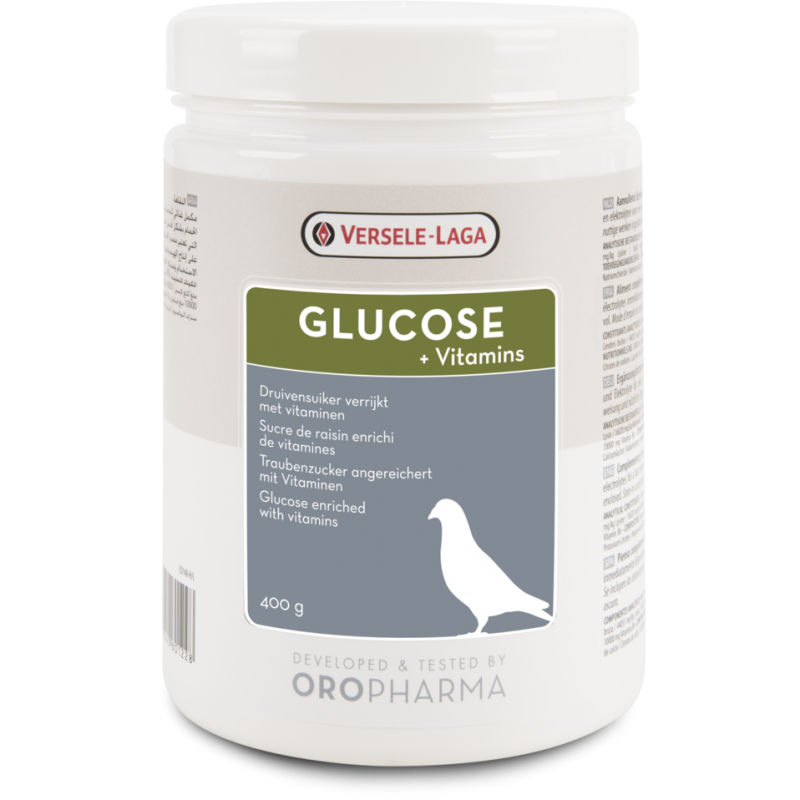 Oropharma Glucose + Vitamins 400gr - Dextrose enrichi de vitamines - pigeons