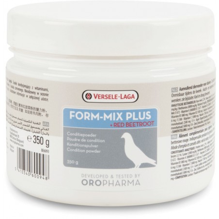 Oropharma Form-Mix Plus 350gr - Poudre de condition à la betterave rouge - pigeons à 19,10 € - Versele-Laga - 460094 - Oropharma