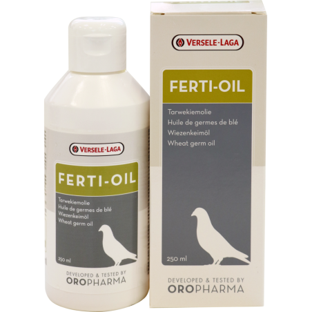 Oropharma Ferti-Oil 250ml - Huile de germes de blé - pigeons à 20,80 € - Versele-Laga - 460103 - Oropharma