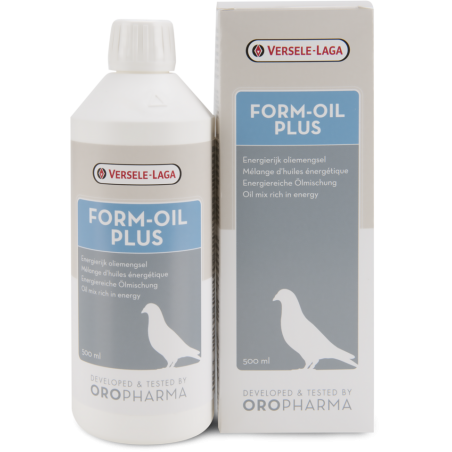 Oropharma Form-Oil Plus 500ml - Mélange énergétique de 14 huiles différentes - pigeons à 20,80 € - Versele-Laga - 460106 - Or...