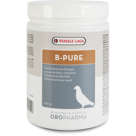 Oropharma B-Pure 500gr - Levure de bière vitaminée - pigeons à 7,55 € - Versele-Laga - 460099 - Oropharma