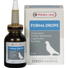 Oropharma Forma Drops 15ml - Gouttes ophtalmiques apaisantes - pigeons à 11,20 € - Versele-Laga - 460083 - Oropharma