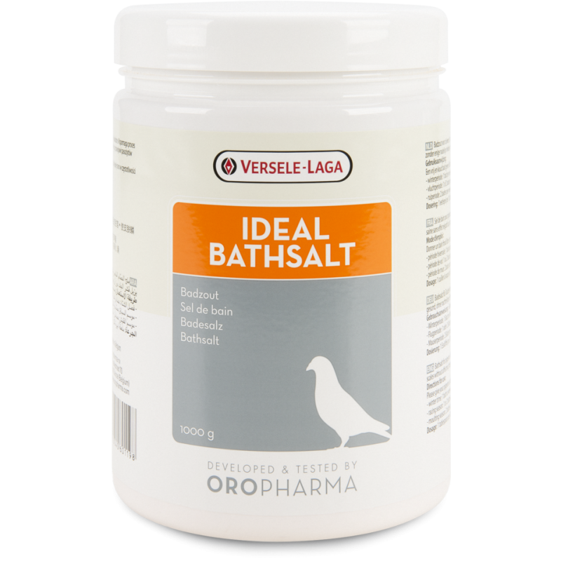 Oropharma Ideal Bathsalt 1kg - Sel de bain orange - pigeons