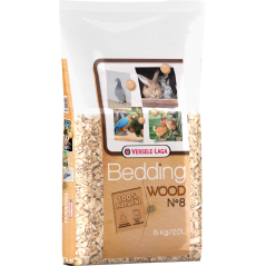 Versele-Laga Wood Bedding n° 8 - 20l 5kg - Fond hygiénique de rognures de hêtre broyées 412533 Versele-Laga 7,85 € Ornibird