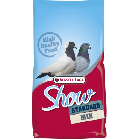Show Standard sans maïs 20kg - Mélange de base pour pigeons d'ornement entretien sans maïs