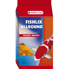 Fishlix Allround 10kg - Mélange granulé tricolore pour poissons d'étang à 43,65 € - Versele-Laga - 450013 - Fishlix