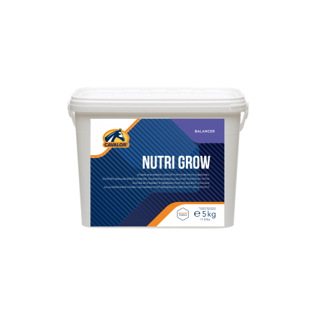 Cavalor Nutri Grow 5kg - Pour un supplément équilibré de vitamines et de minéraux lors de l'élevage