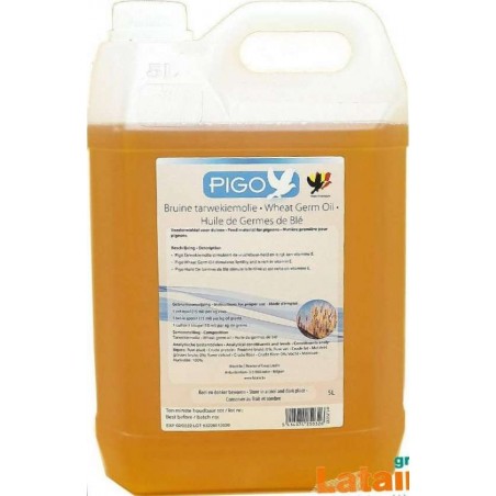 Huile De germe De Blé 5L - Pigo à 139,10 € - Pigo - 25032 - Complément Alimentaire