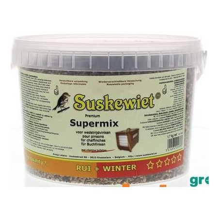 Mélange Pinsons D'Hiver De Mue De Qualité 1.7kg - Suskewiet à 9,30 € - Suskewiet - 20038 - Complément Alimentaire