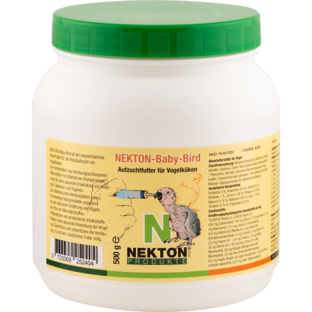 Nekton-Baby-Bird 500gr - Aliment pour le nourrissage à la main - Nekton à 14,95 € - Nekton - 2520400 - Nekton