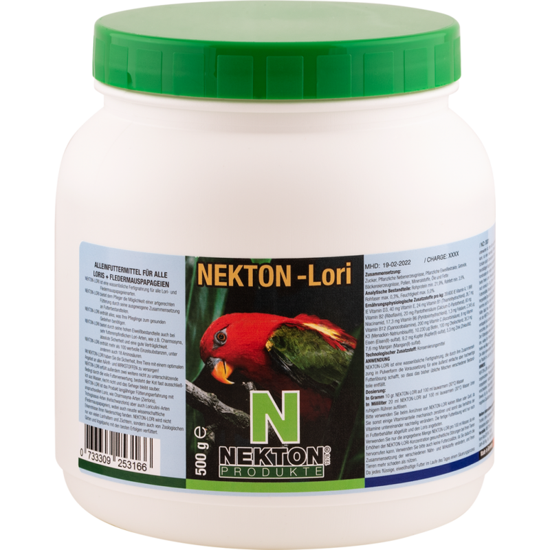 Nekton-Lori 500gr - Concentré complet pour perroquets nectarivores - Nekton