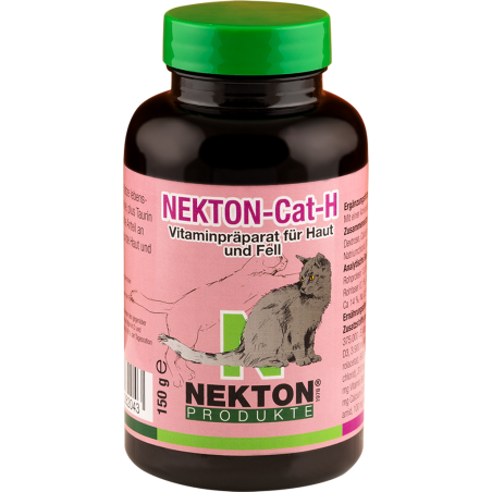 Nekton-Cat-H 150gr - Supplément De Vitamines Pour Un Pelage Et Une Peau Saine - Nekton à 24,50 € - Nekton - 282150 - Chat, hy...