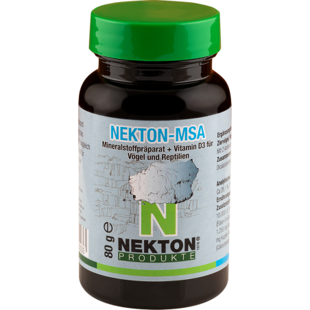 Nekton-MSA 80gr - Complément en minéraux et acides aminés - Nekton à 9,50 € - Nekton - 225075 - Nekton