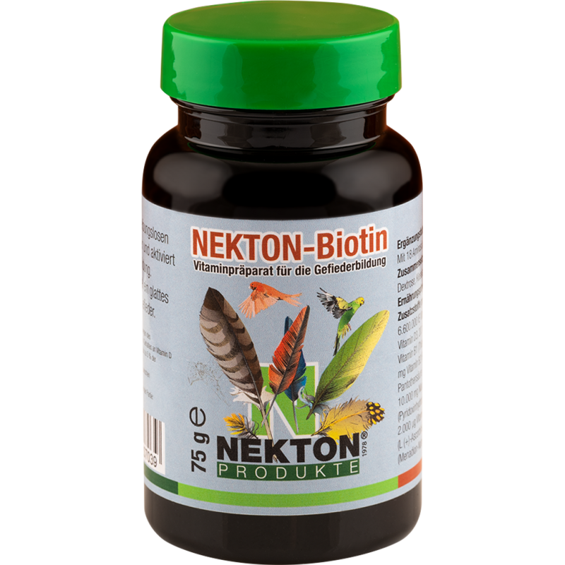 Nekton-Biotin 75gr - Préparation à base de vitamines pour la pousse des plumes - Nekton