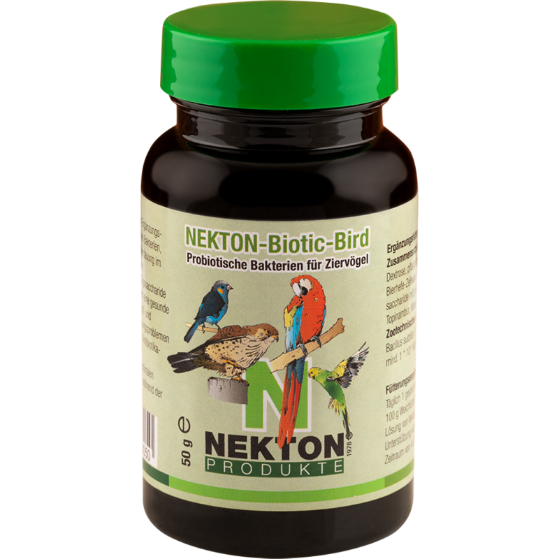 Nekton-Biotic-Bird 50gr - Supplément de probiotiques pour oiseaux - Nekton