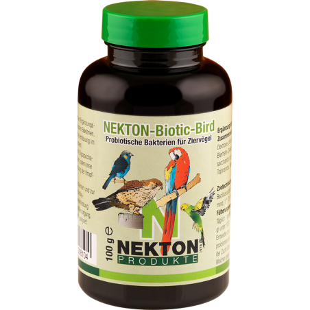 Nekton-Biotic-Bird 100gr - Supplément de probiotiques pour oiseaux - Nekton à 13,95 € - Nekton - 208100 - Soins