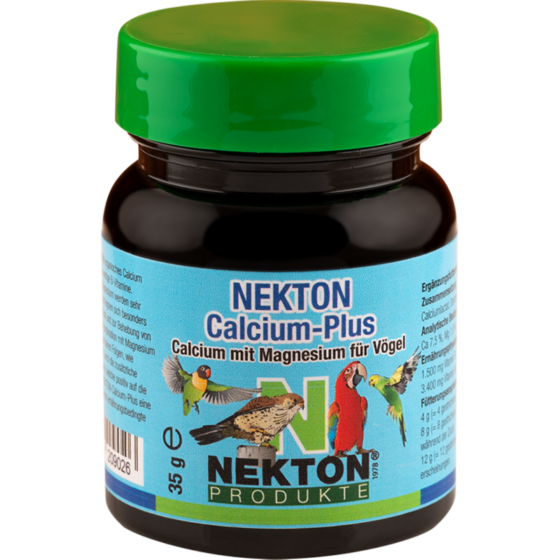 Nekton-Calcium Plus 35gr - Avec magnésium et vitamine B - Nekton