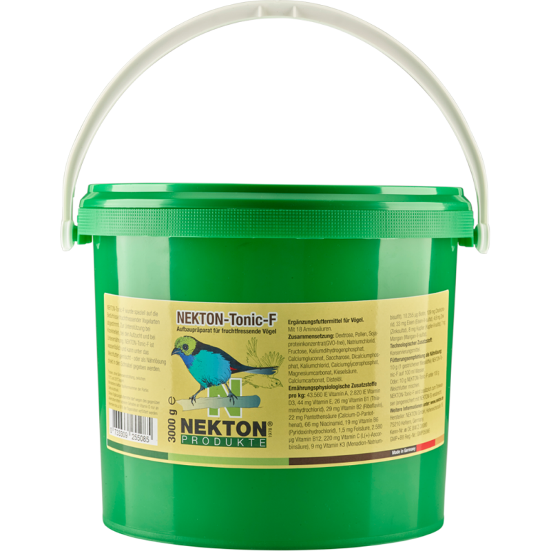 Nekton-Tonic-F 3kg - Préparation à la croissance des frugivores - Nekton