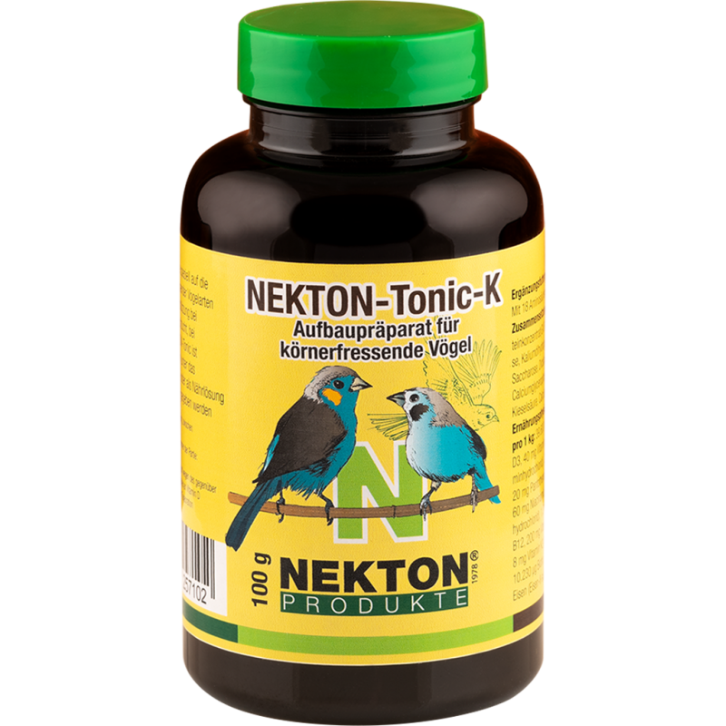 Nekton-Tonic-K 100gr - Préparation de croissance pour granivores - Nekton