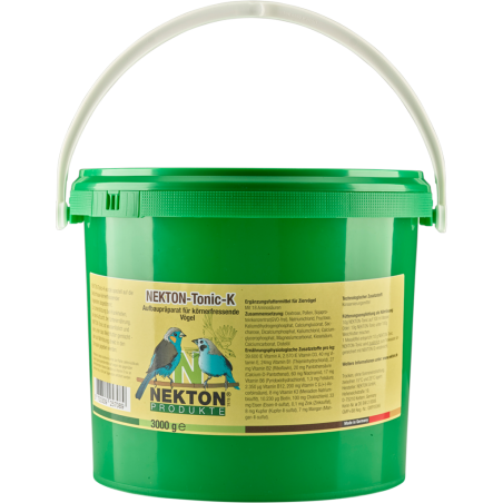 Nekton-Tonic-K 3kg - Préparation de croissance pour granivores - Nekton à 144,50 € - Nekton - 257K3000 - Nekton