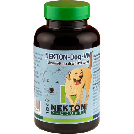 Nekton-Dog-VM 120gr - Supplément de vitamines et minéraux pour chiens - Nekton à 15,95 € - Nekton - 277150 - Autres, vitamine...