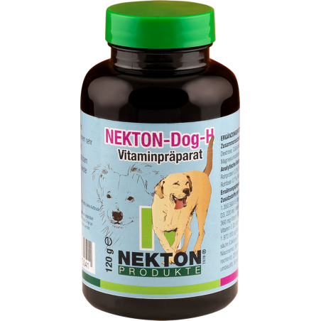 Nekton-Dog-H 120gr - Supplément De Vitamines Pour Le Pelage Et La Peau - Nekton à 17,95 € - Nekton - 273150 - Autres, vitamin...