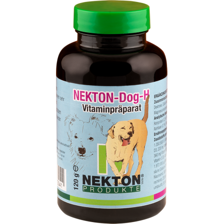 Nekton-Dog-H 120gr - Supplément De Vitamines Pour Le Pelage Et La Peau - Nekton 273150 Nekton 17,95 € Ornibird