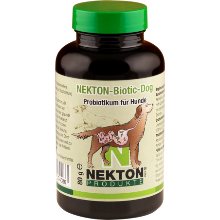 Nekton-Biotic-Dog 80gr - Probiotique Pour Chien - Nekton à 14,95 € - Nekton - 274080 - Autres, vitamines et compléments