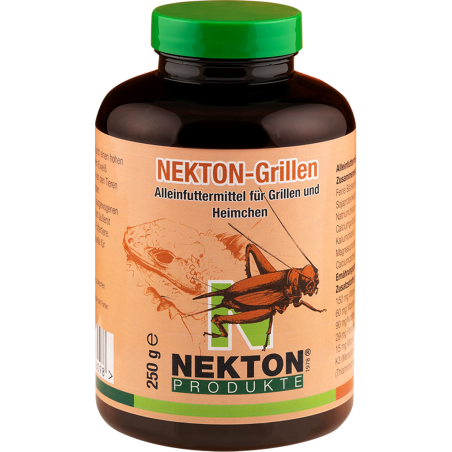 Nekton-Grillen 250gr - Aliment complet pour grillons - Nekton à 6,95 € - Nekton - 2660250 - Autres Animaux