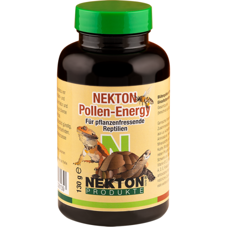 Nekton-Pollen Energy 130gr - Pour reptiles herbivores - Nekton à 14,95 € - Nekton - 226130 - Autres Animaux