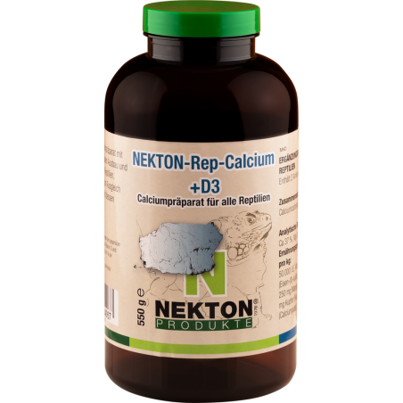 Nekton-Rep-Calcium+D3 550gr - Préparation à base de calcium extrêmement efficace - Nekton à 24,95 € - Nekton - 224750 - Autre...