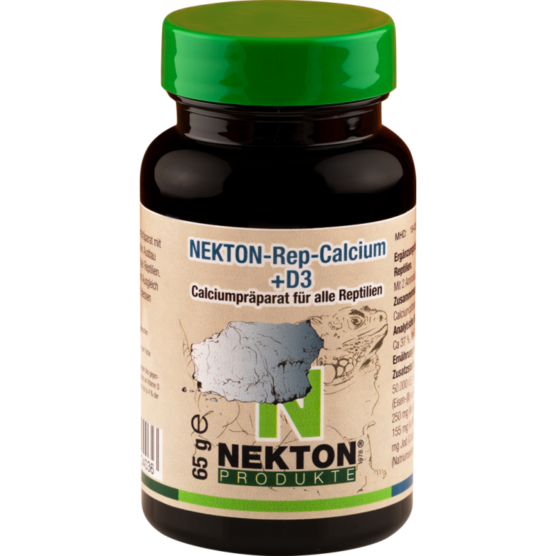 Nekton-Rep-Calcium+D3 65gr - Préparation à base de calcium extrêmement efficace - Nekton