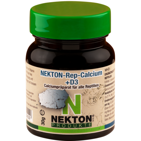 Nekton-Rep-Calcium+D3 30gr - Préparation à base de calcium extrêmement efficace - Nekton à 4,95 € - Nekton - 224035 - Autres ...