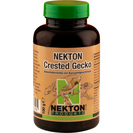 Nekton-Crested-Gecko 100gr - Aliment Complet Saveur Banane - Nekton à 14,95 € - Nekton - 230100 - Autres Animaux