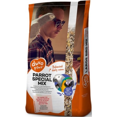 Perroquet Spécial Mix 12,5kg - Duvo+ à 44,25 € - Duvo + - 12312 - Perroquets