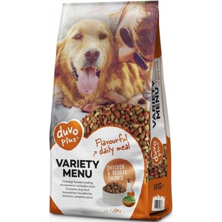 Variety Menu Chien 14kg - Duvo+ à 36,05 € - Duvo + - 12197 - Nourriture