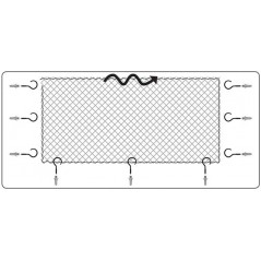 Filet de Sécurité Balcon 300x200cm - Duvo+ à 19,45 € - Duvo + - 11509 - Chatières