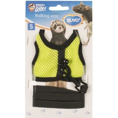 Harnais de Promenade Petits Animaux Jaune Taille M - Duvo+ à 9,55 € - Duvo + - 1717086 - Harnais